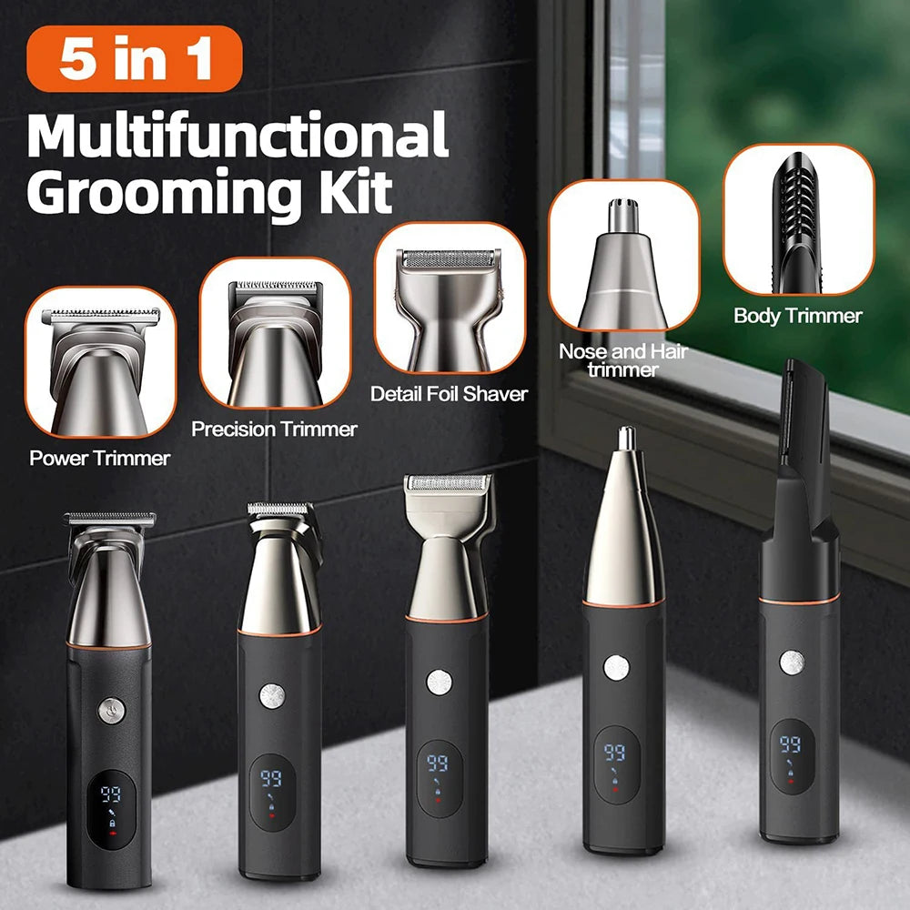 5 in 1 Beard Trimmer for Men